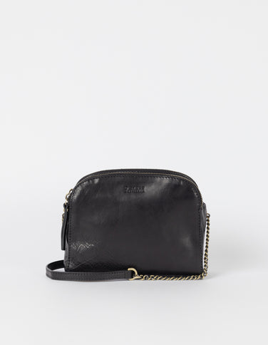 Emily - Black Stromboli Leather