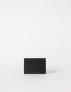 Marks Cardcase Black Classic Leather. Square leather wallet, card case for bank cards. Back product image.