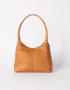 Bell-shaped leather shoulder bag - back product image