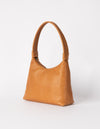 Bell-shaped leather shoulder bag - side product image