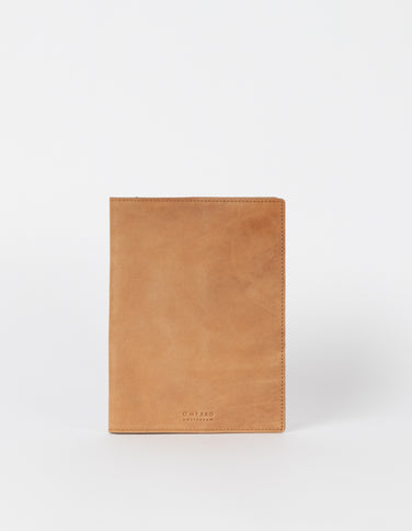 Notebook Cover - Camel Hunter Leather
