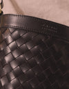 Zola - Black Woven Classic Leather