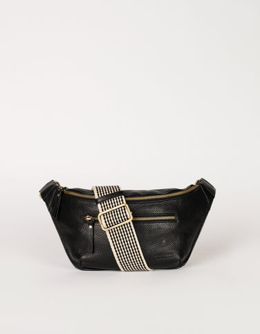 Drew Bum Bag - Black Soft Grain Leather