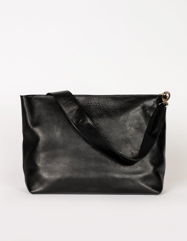 Olivia - Black Stromboli Leather