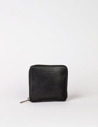 Sonny Square Wallet - Black Stromboli Leather