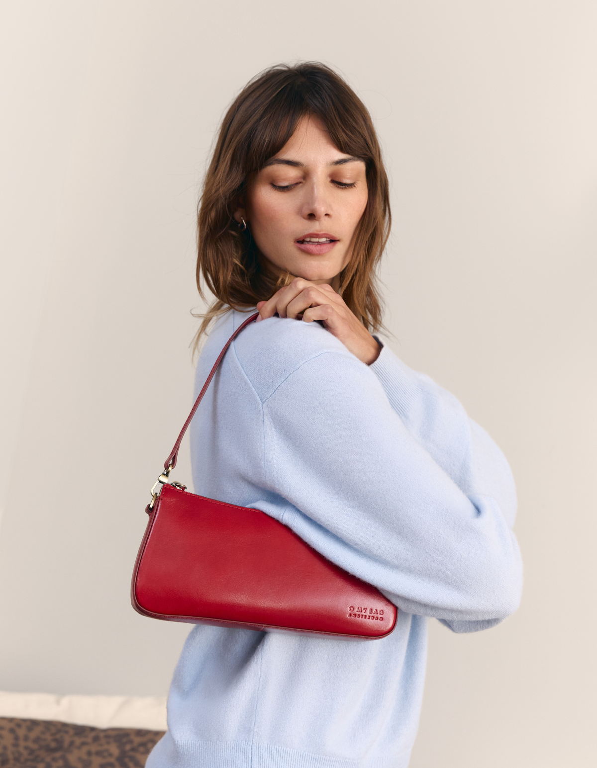 Taylor - Red Glazed Leather