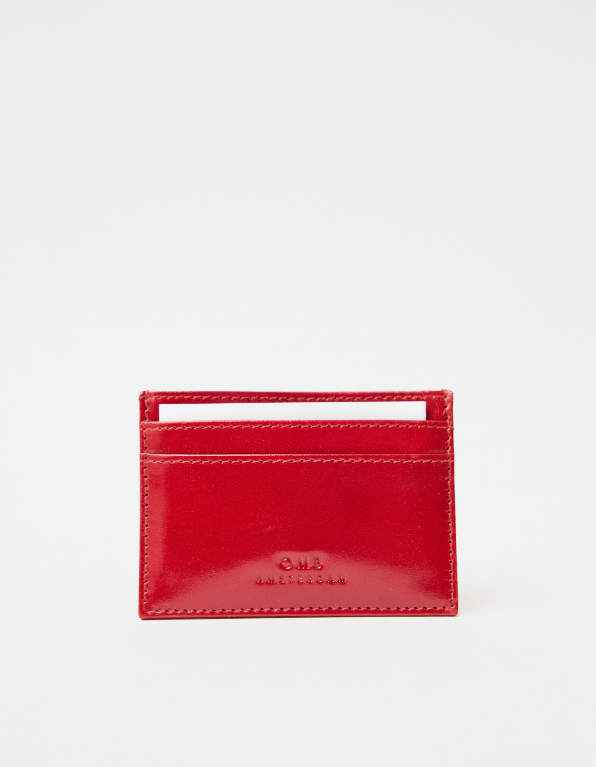 Mark's Cardcase - Red Glazed Leather