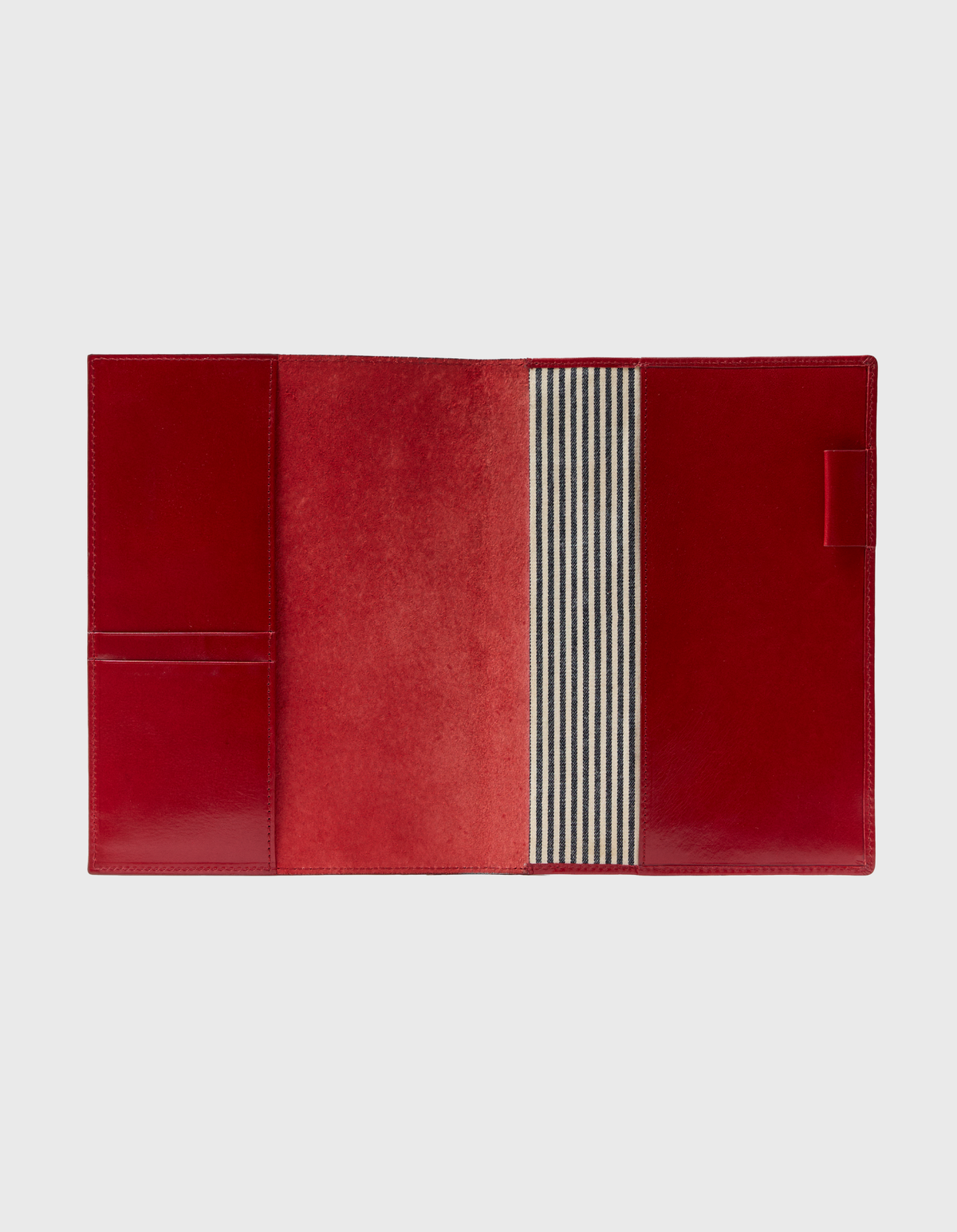Notebook Cover - Red Glazed Leather