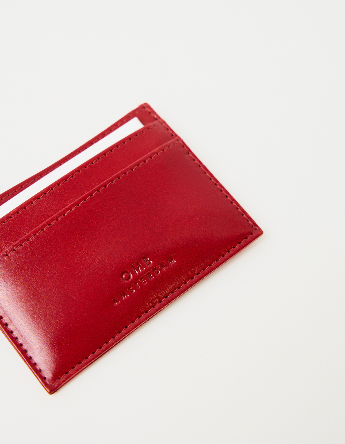Mark's Cardcase - Red Glazed Leather