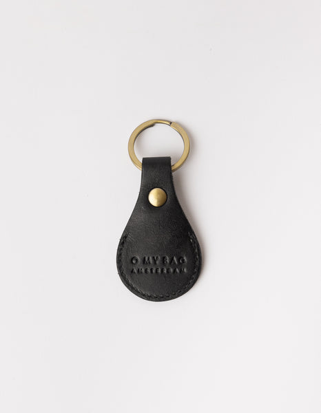 小物 Bottega Airtag Black Airtag Holder - Black Classic Leather