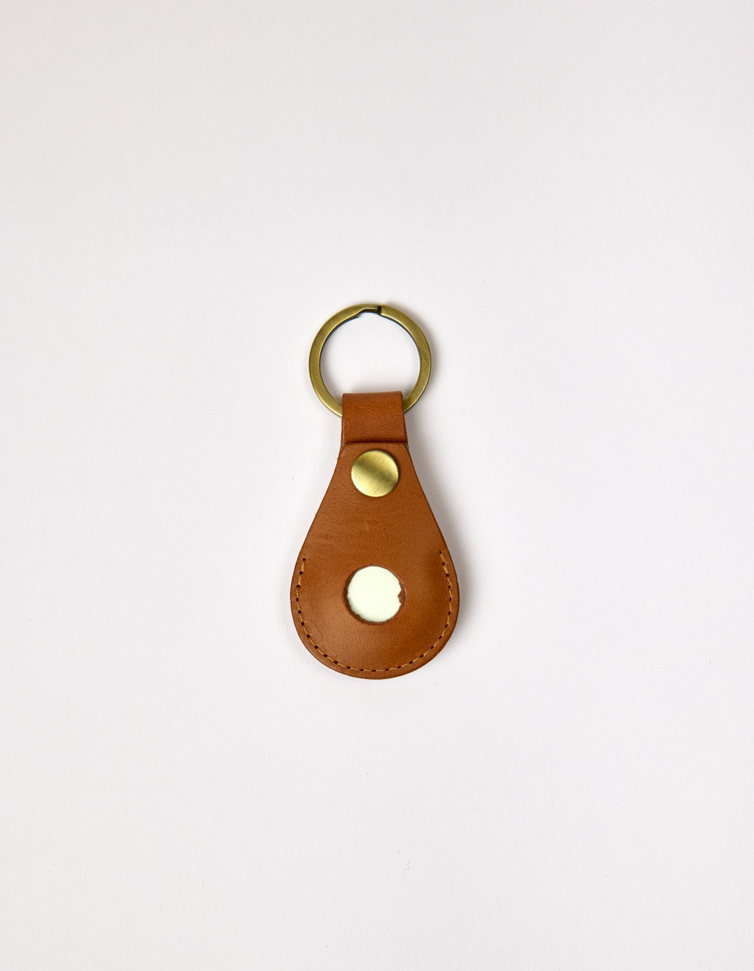 Airtag Holder - Cognac Classic Leather
