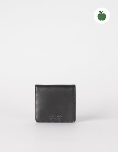 Alex Fold-Over Wallet - Black Apple Leather