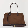 Alma - Chocolate Suède with Stromboli Leather