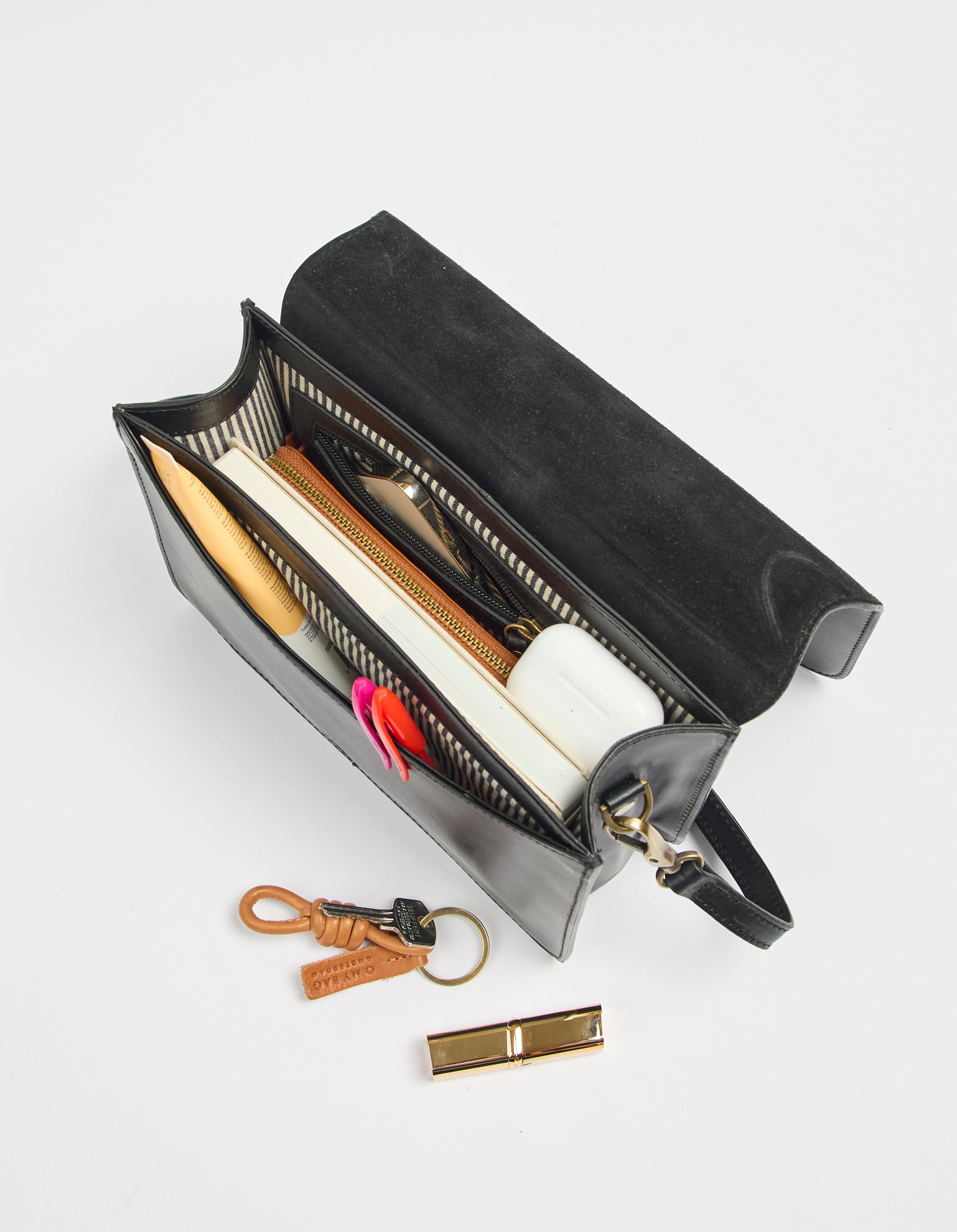 Audrey - Black Classic Leather