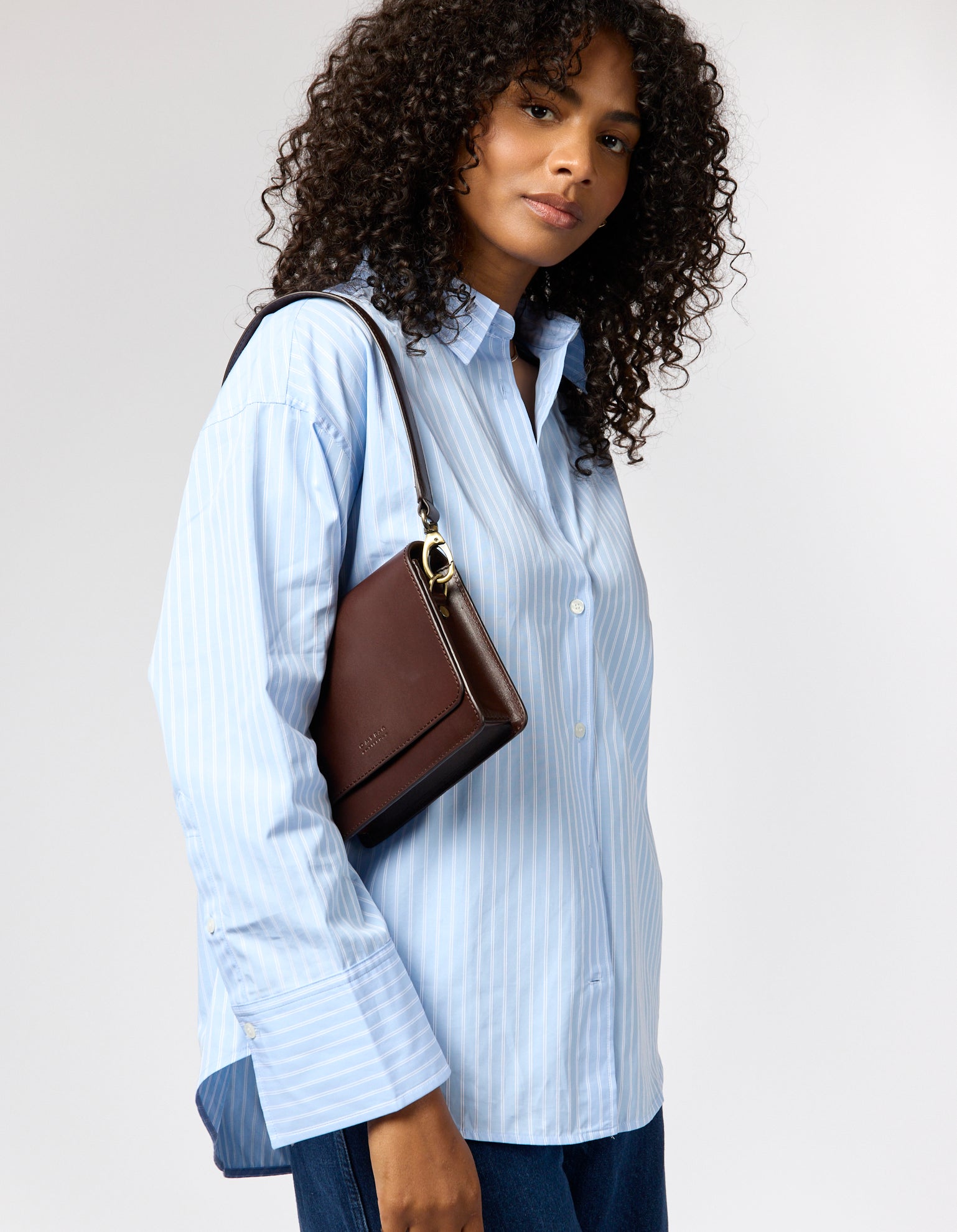 Audrey Mini - Chocoladebruin Klassiek Leer