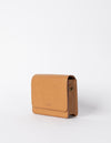 Audrey Mini Apple Vegan Leather Cognac Rectangle Ladies Handbag, Side product image.