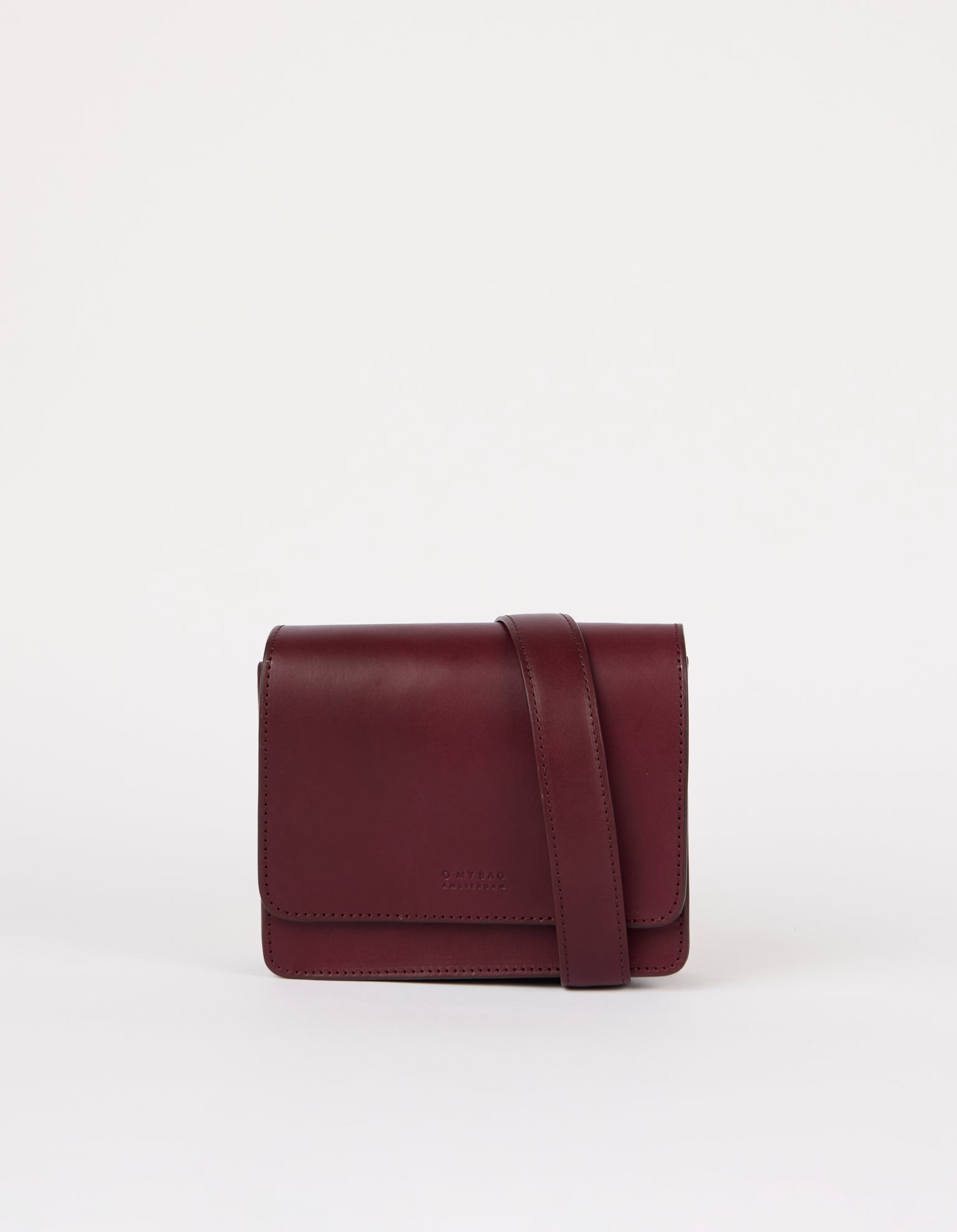 Audrey Mini - Kersenrood Klassiek Leer