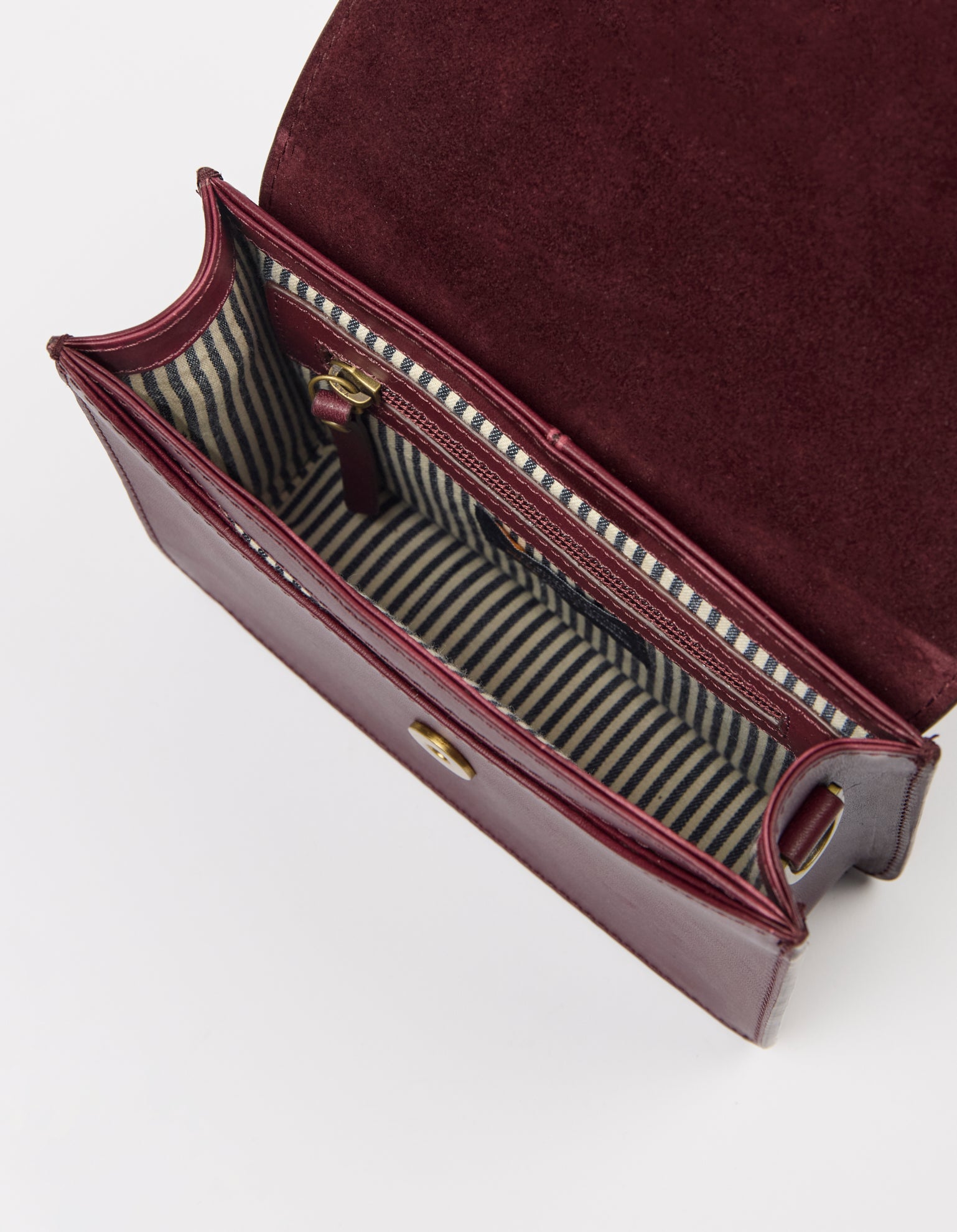 Audrey Mini - Kersenrood Klassiek Leer