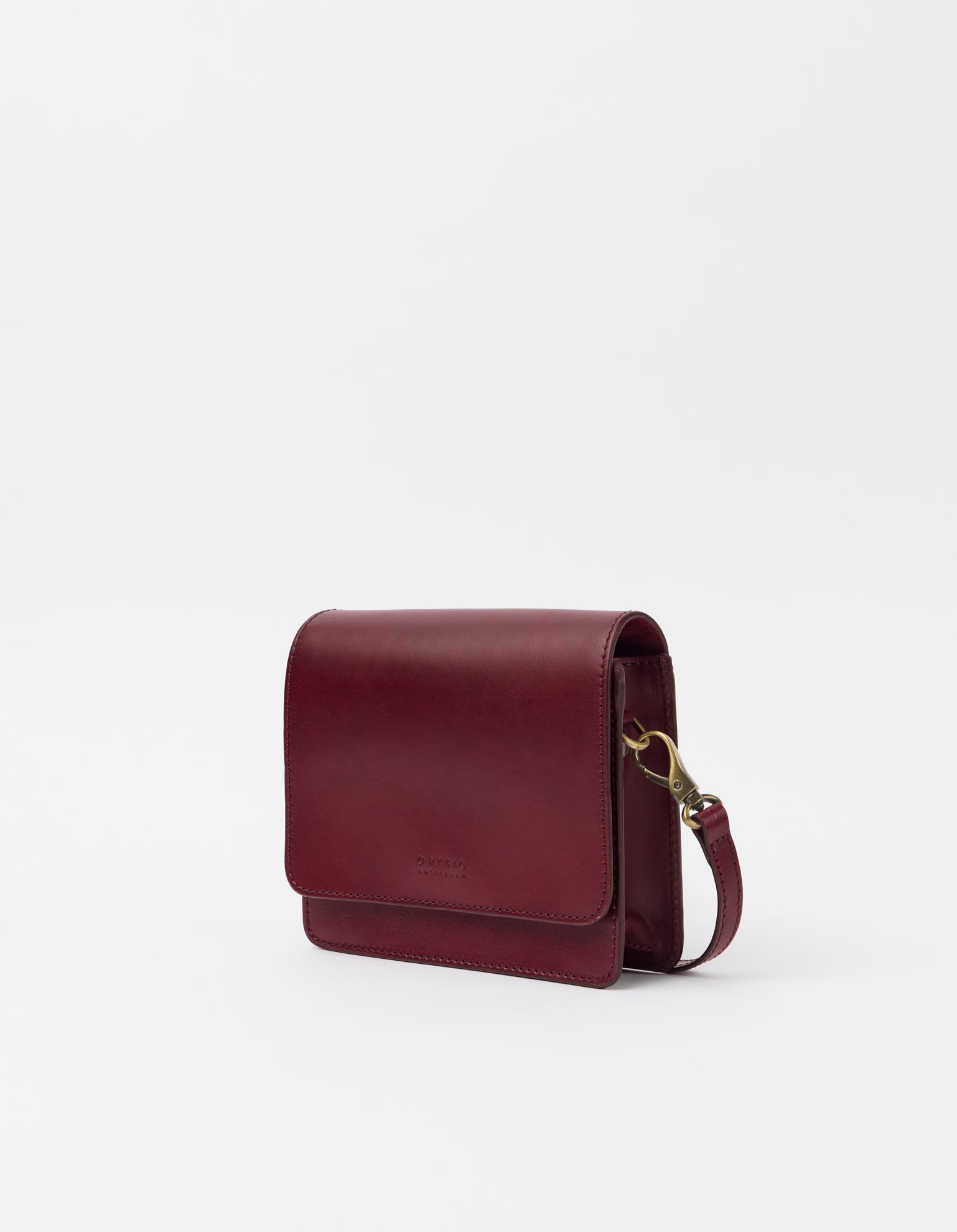 Audrey Mini - Kersenrood Klassiek Leer