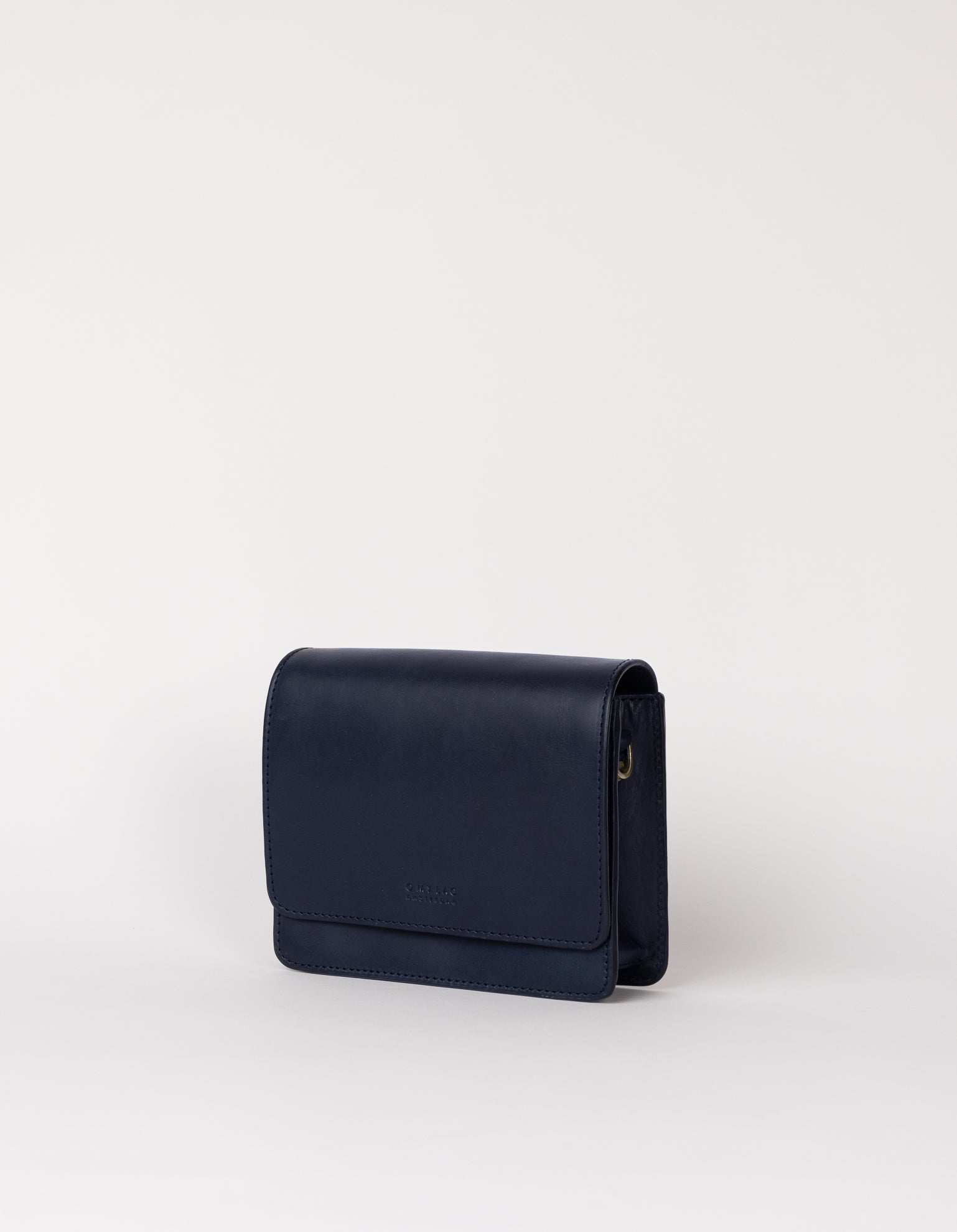 Side product image of Audrey Mini midnight blue classic leather crossbody bag