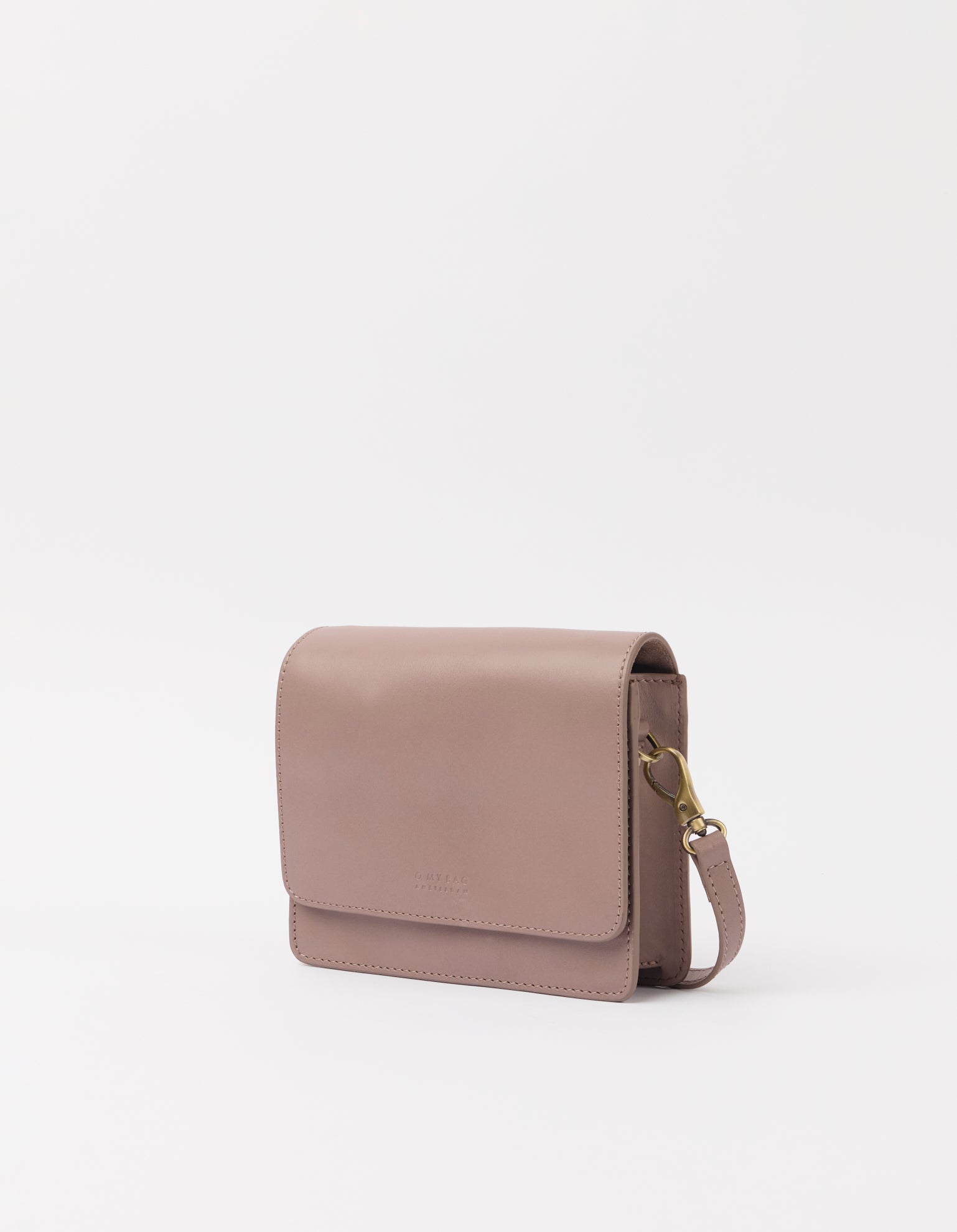 Audrey Mini - Zacht Mauve Klassiek Leer