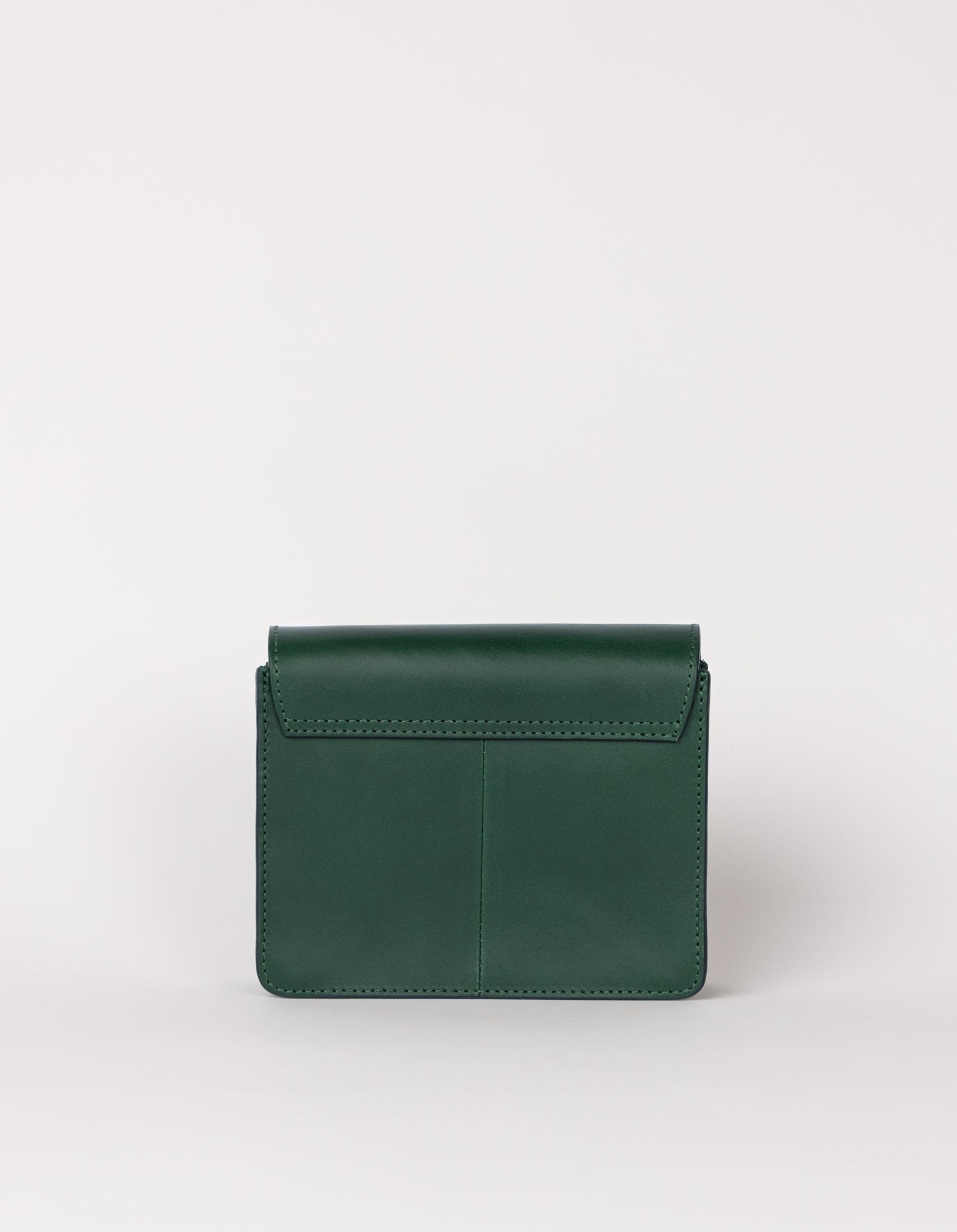 Back product image of Audrey Mini pine green classic leather crossbody bag