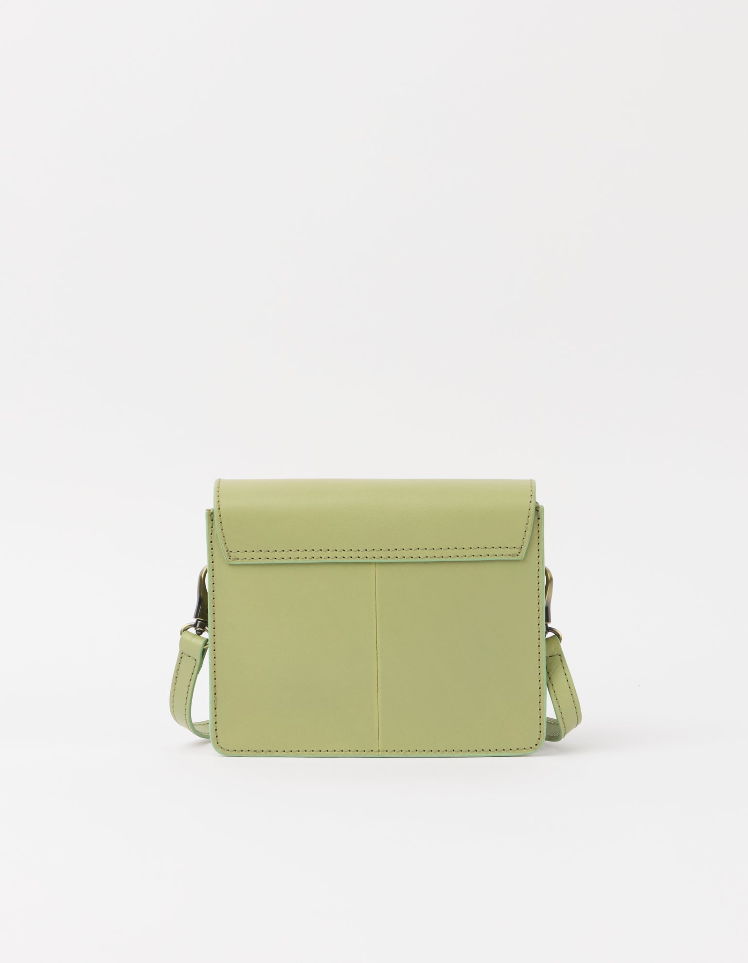 Audrey Mini - Theegroen Klassiek Leer