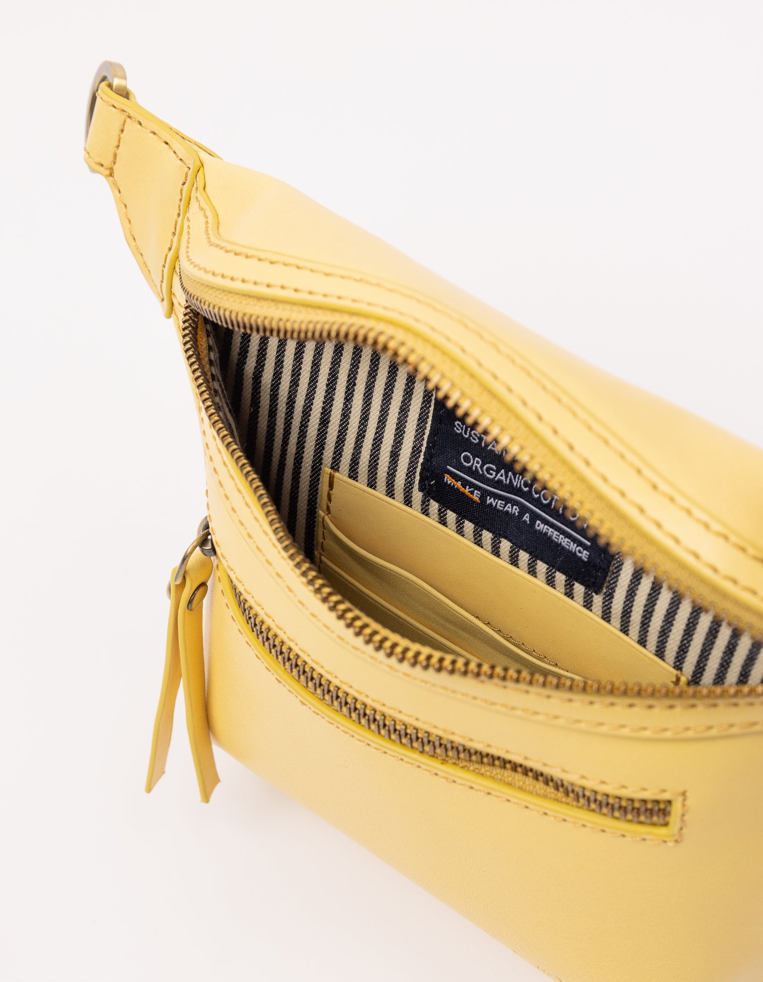 Beck's Bum Bag - Butter Yellow Classic Leather