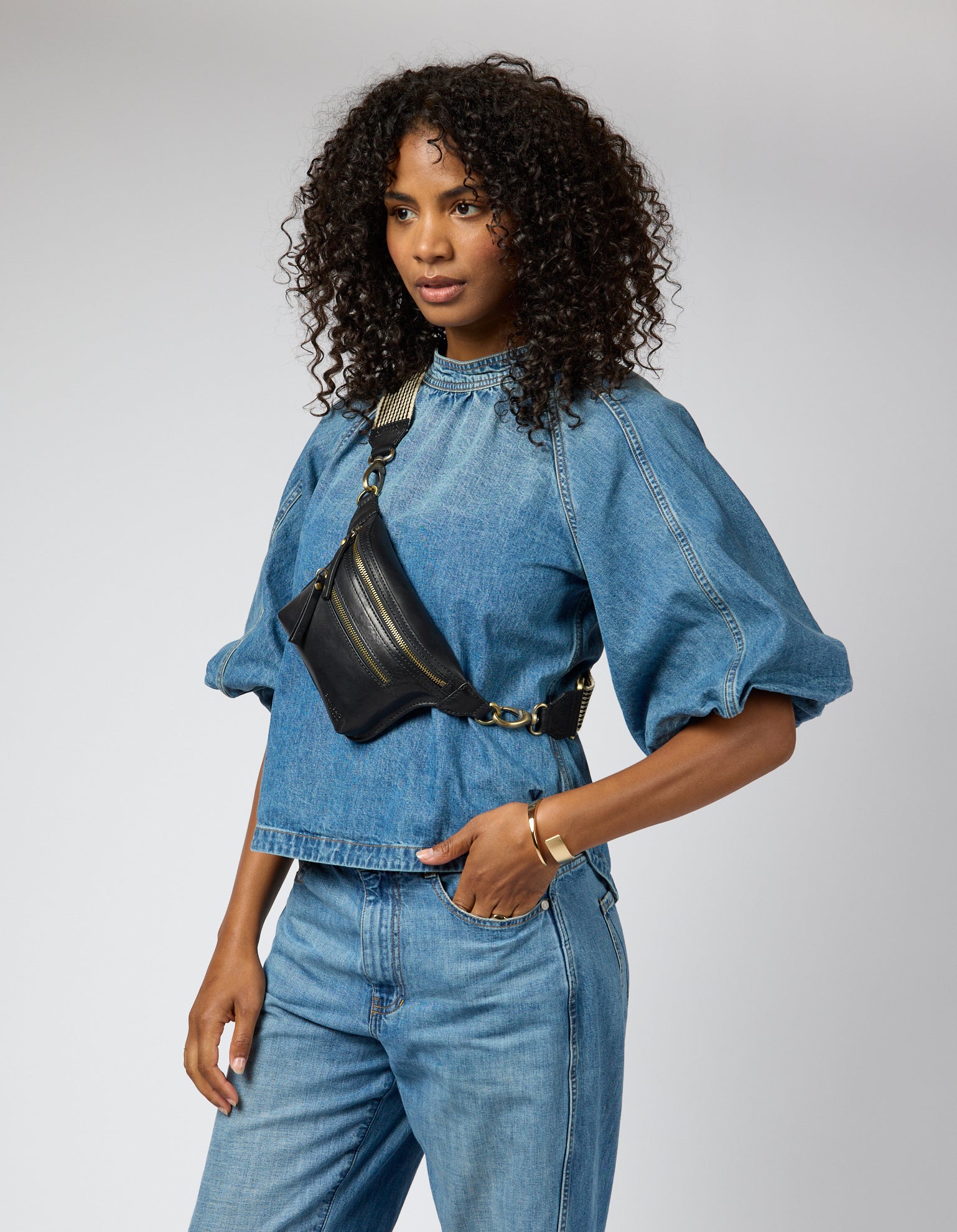 Beck's Bum Bag - Zwart Stromboli Leer