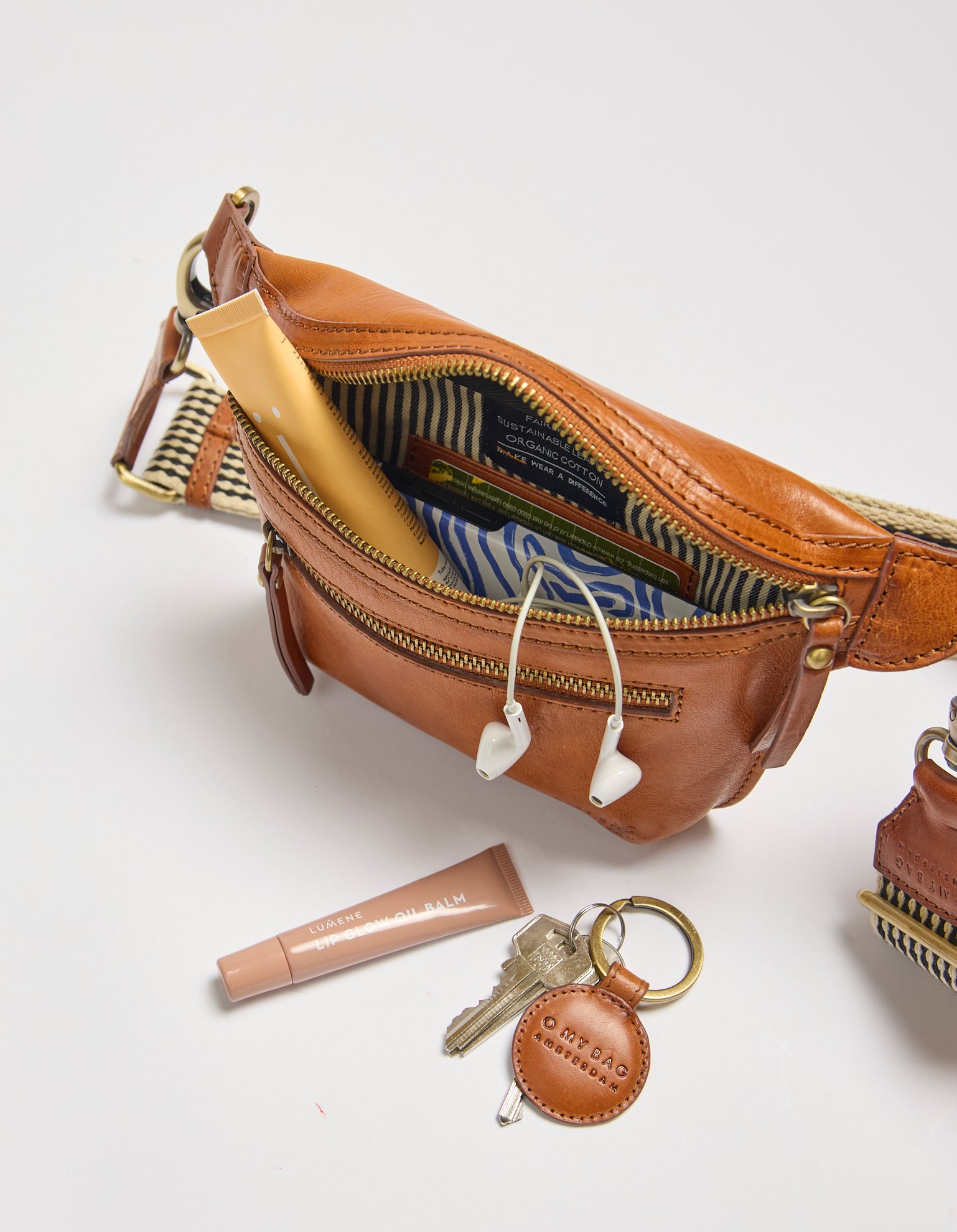 Beck's Bum Bag - Cognac Stromboli Leather