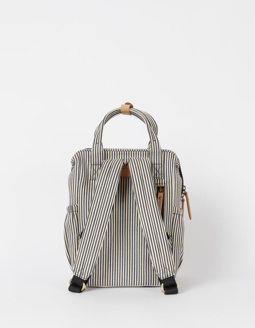 Billie Junior Backpack - Signature Lining & Camel Leather - Back product image