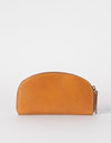 Cognac Moon shaped Blake wallet - Back Product Image