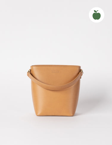 Bobbi Bucket Bag Midi - Cognac Apple Leather