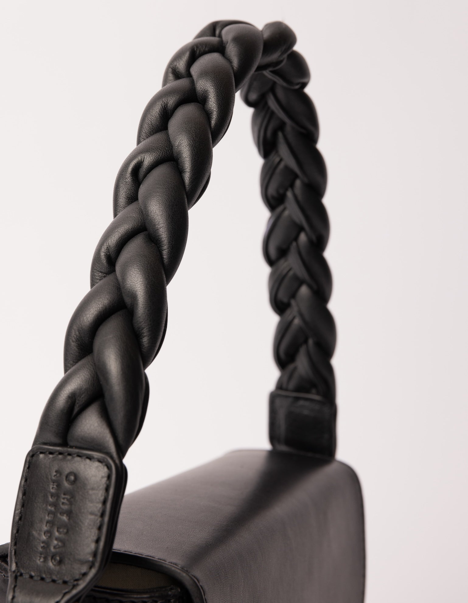 backpack strap leather O My Bag Braided Leather Strap