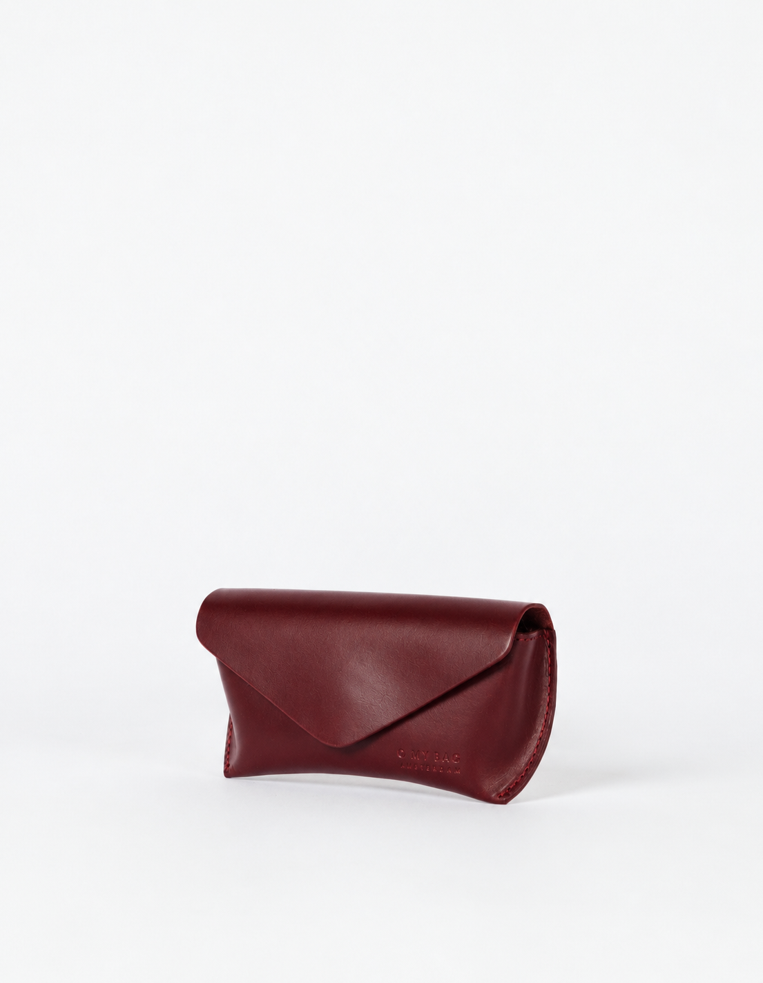Spectacle Case - Dark Cherry Classic Leather