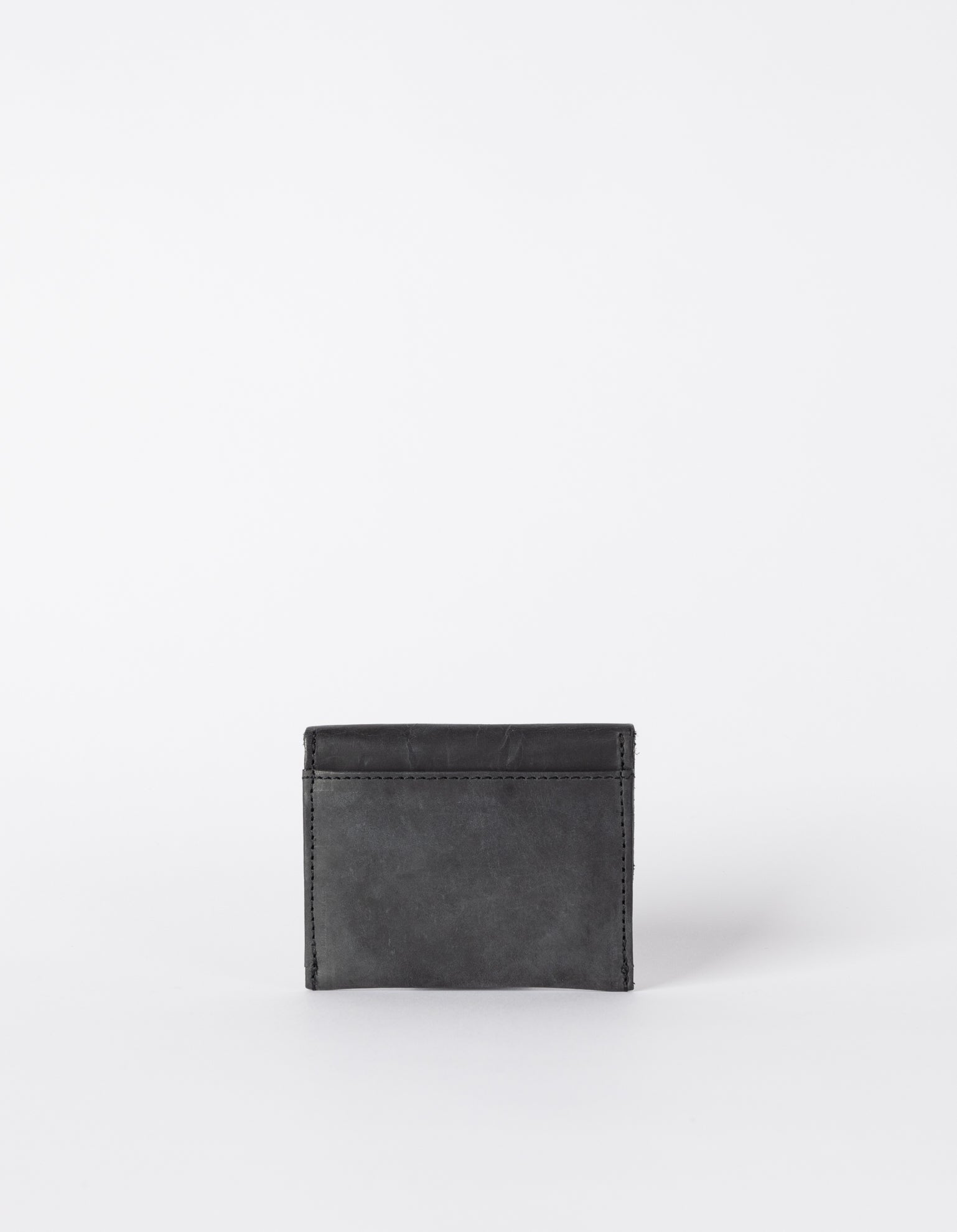 Perfectly Imperfect Cardholder - Black Hunter Leather