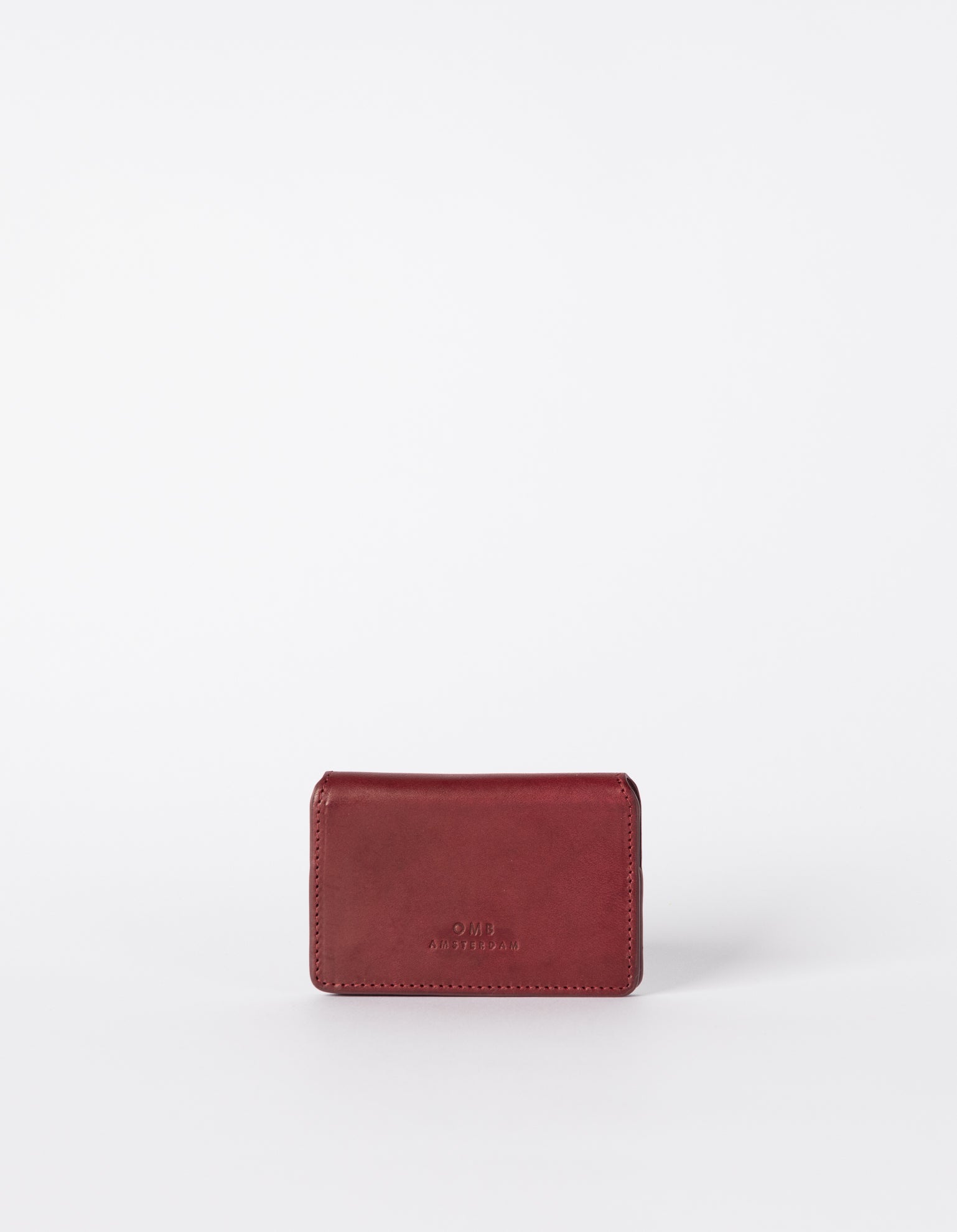 Small Ruby card case. Square shape. Front image