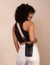 Perfectly Imperfect - Charlie Phone Bag - Black Classic Leather