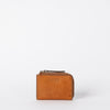 Coco Coin Purse Cognac Classic Leather. Square shape. Front Product image