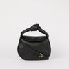 Coco Croissant - Black Soft Grain Leather