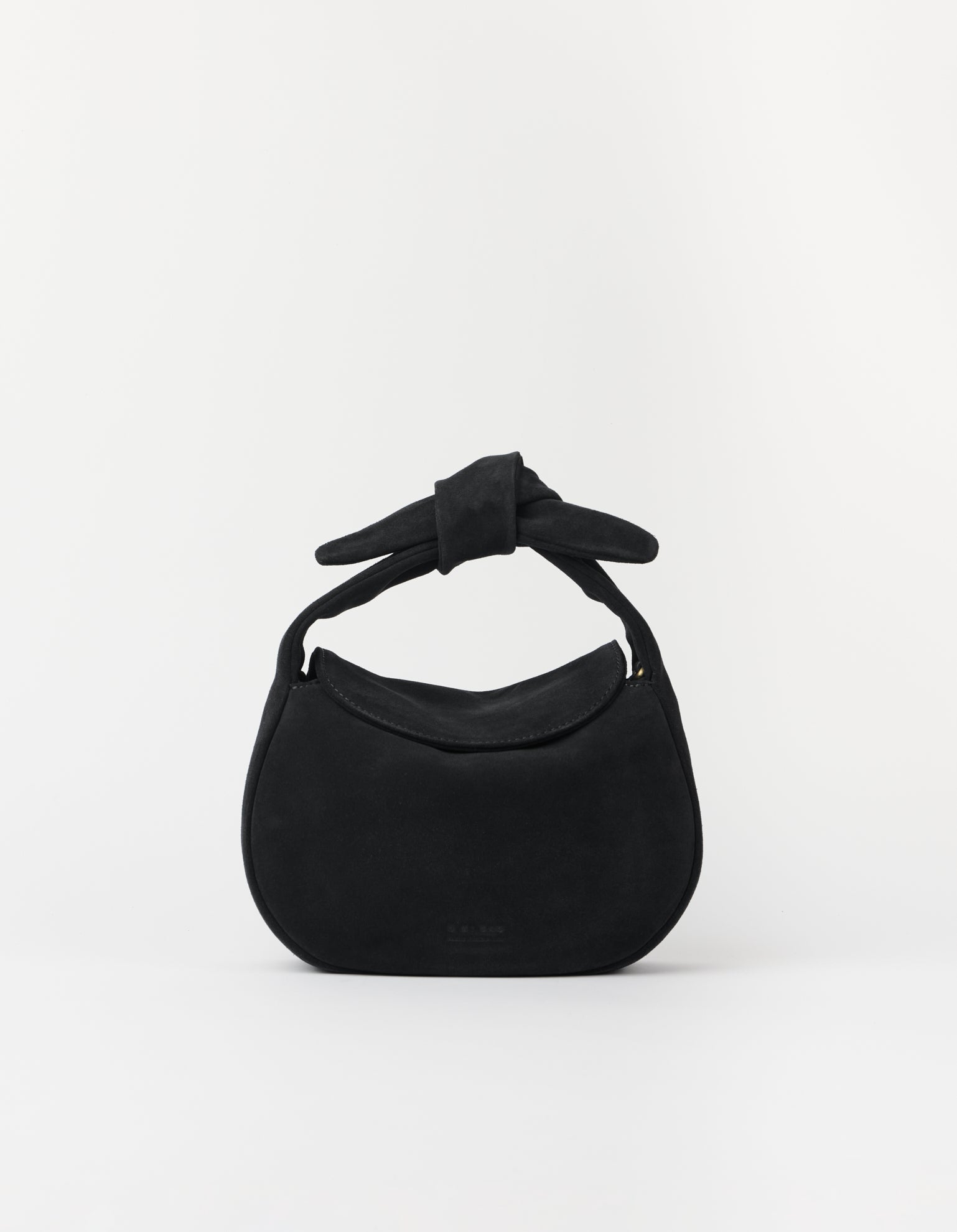 Coco Croissant - Black Suède