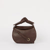 Coco Croissant - Chocolate Soft Grain Leather