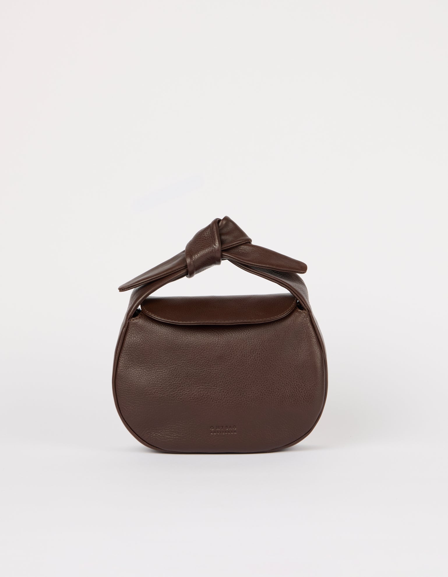 Coco Coco Croissant - Chocoladebruin Soft Grain Leer