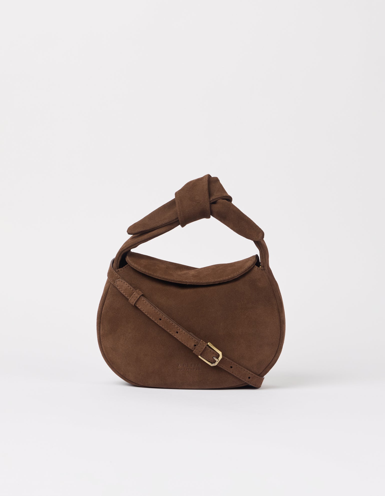 Coco Croissant - Chocolate Suède with Classic Leather