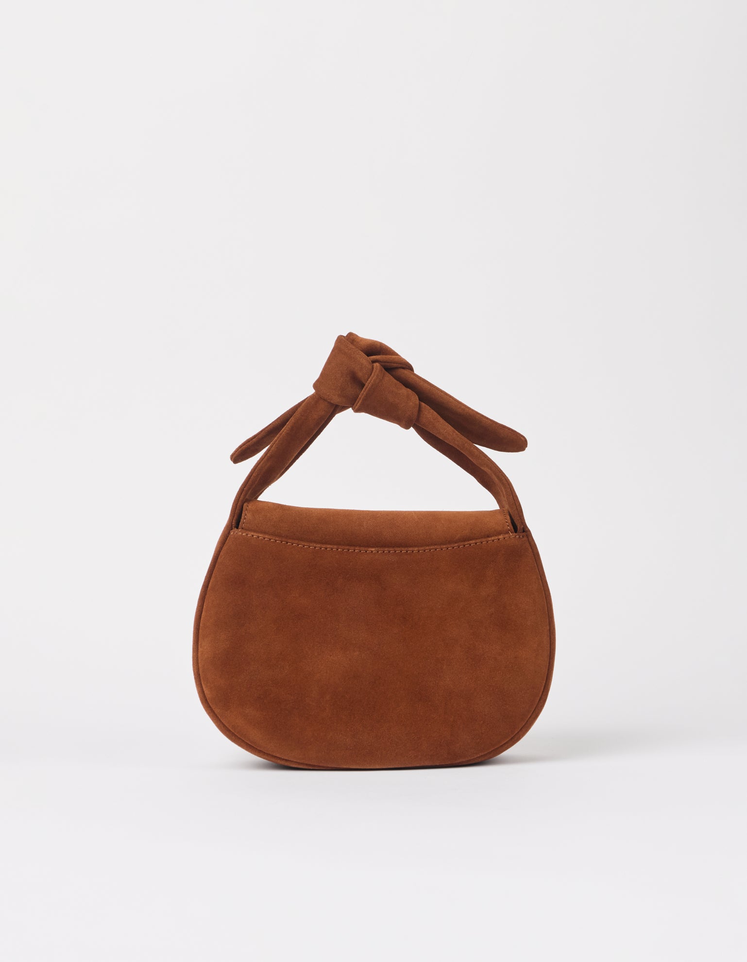 Coco Croissant - Cognac Suède with Classic Leather