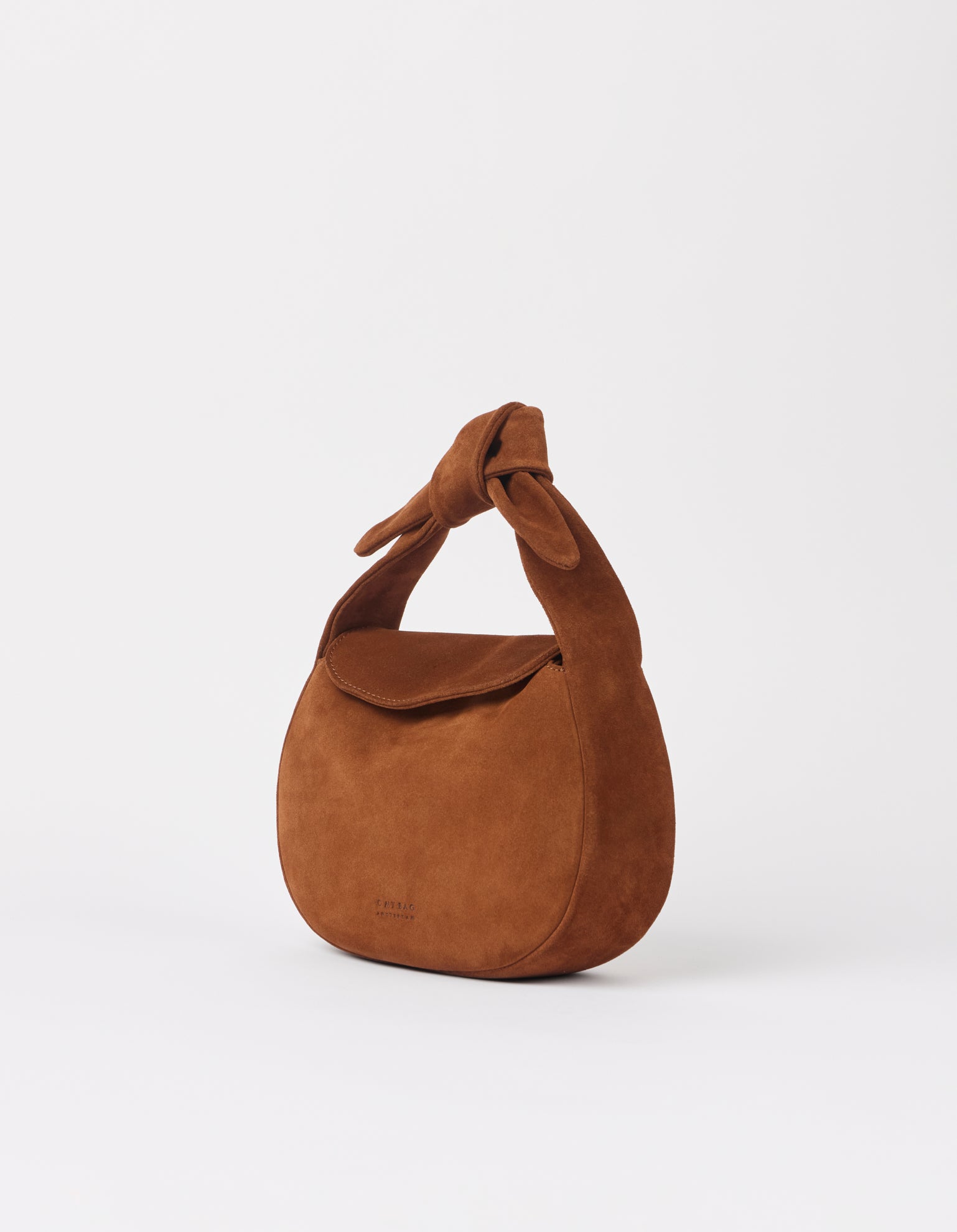 Coco Croissant - Cognac Suède with Classic Leather