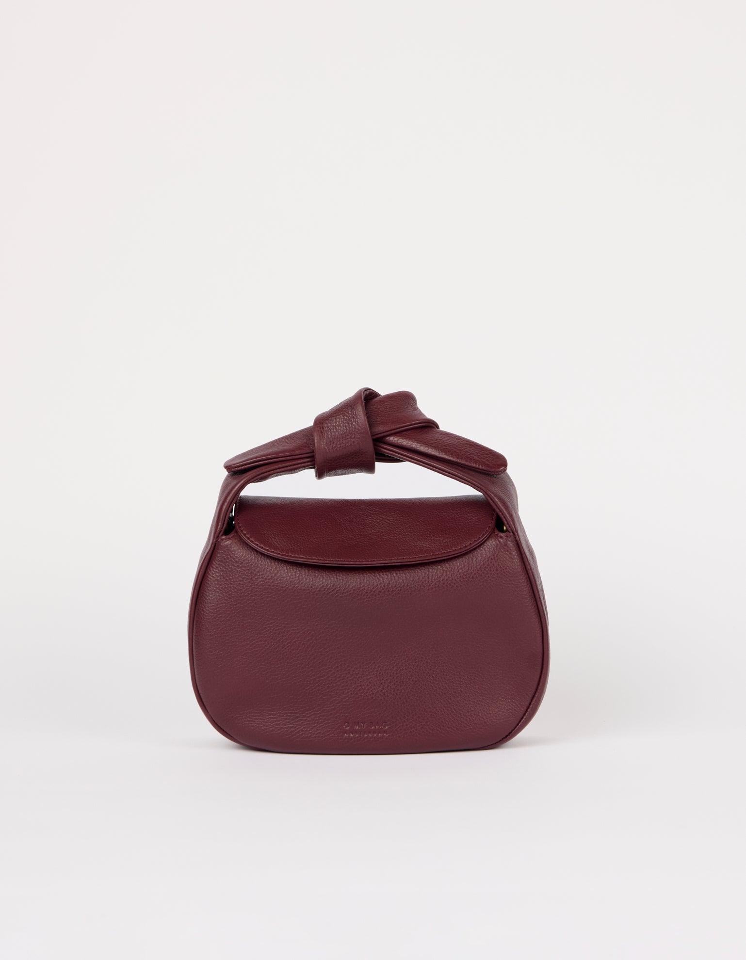 Coco Croissant - Kersenrood Soft Grain Leer