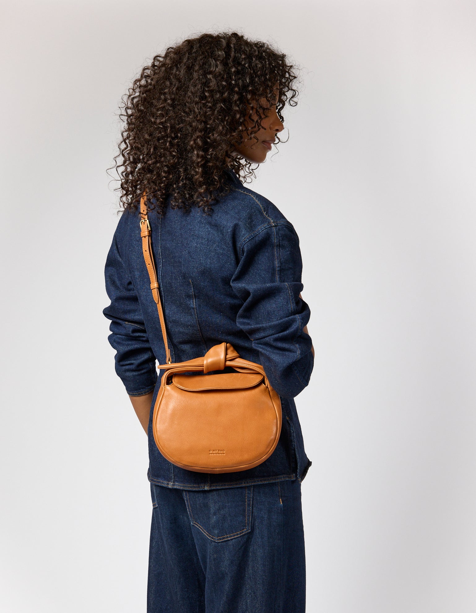 Coco Croissant - Wild Oak Soft Grain Leather