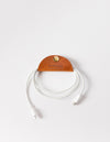 Cord taco cognac classic leather above image with cord