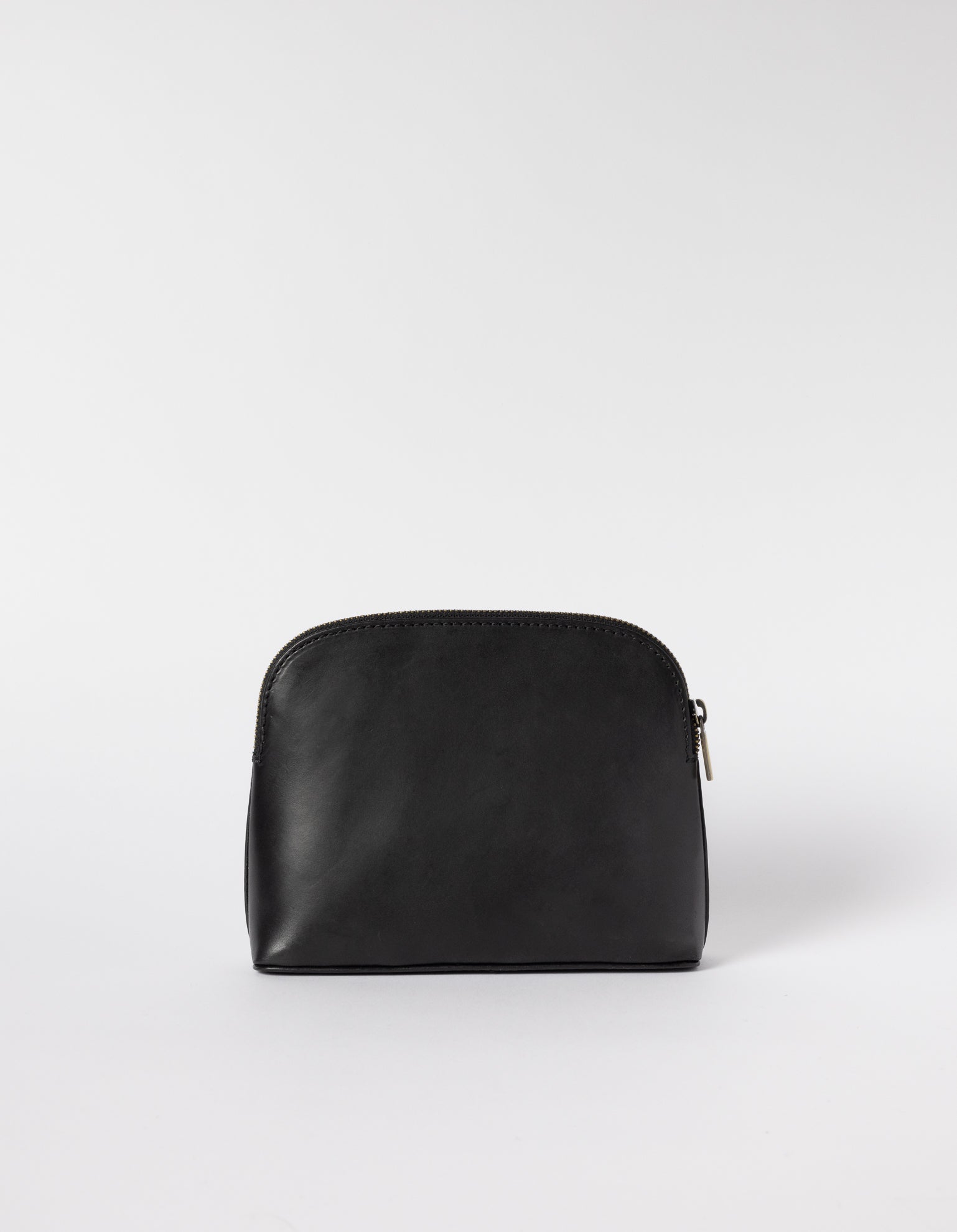 Leather cosmetic bag - back image